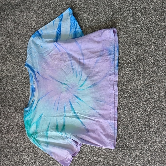 Cropped tie dye sand cloud shirt - Picture 1 of 3